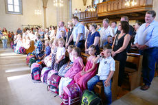 Ökumenischer Einschulungsgottesdienst in St. Crescentius (Foto: Karl-Franz Thiede)